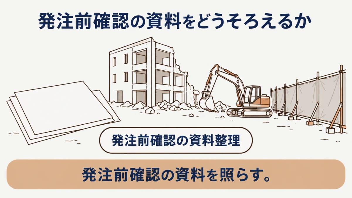 引渡し条件と完了資料を最初に決める法人担当者の図解