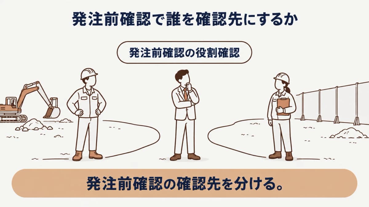 石綿の建物資料と土壌の土地資料を分けて管理する確認図