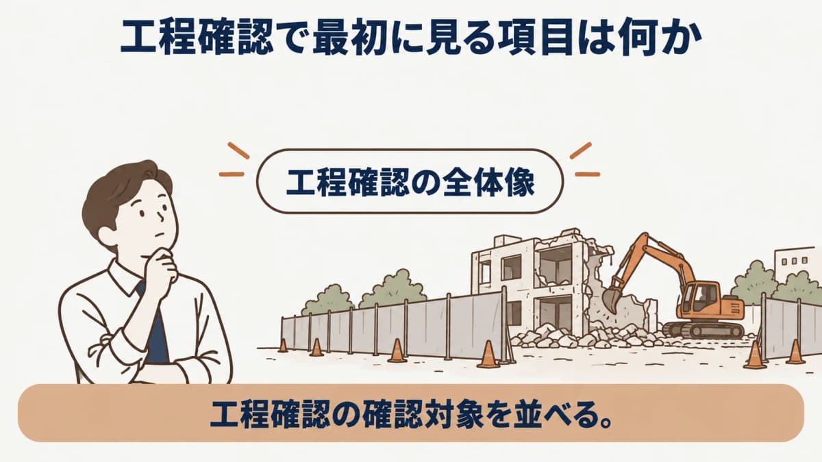 引渡し日から社内判断期限を逆算する解体工期の全体図