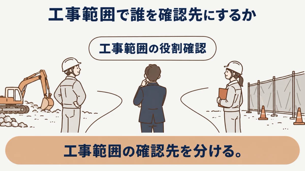 残置物と存置設備を別カードで記録する解体前の確認図